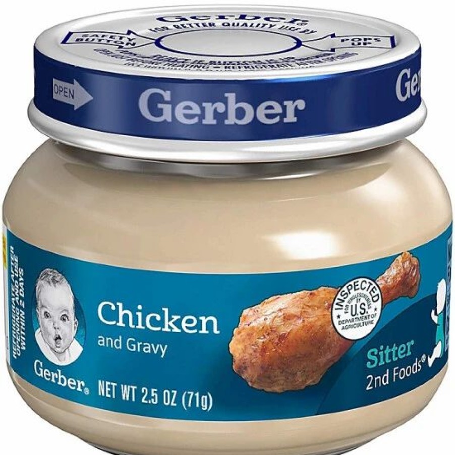 Nursing & Feeding * | Gerber 2Nd Foods Gravy Jars Variety Pack, 3 Turkey, 3 Ham, 3 Chicken, 3 Beef, 12 Ct Varies