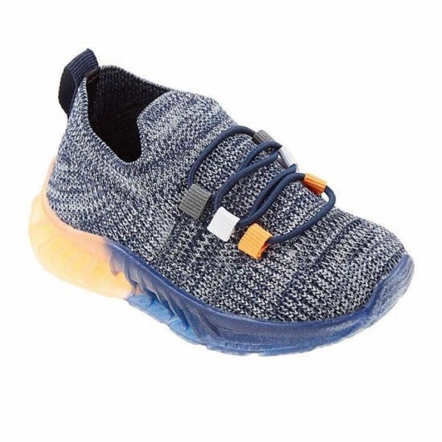 Clothing & Accessories * | Gerber Knit Low Top Sneaker In Navy