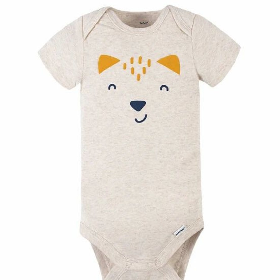 Clothing & Accessories * | Gerber 4-Piece Fox Footie, Bodysuit, Footed Pant, And Hat Set In Blue