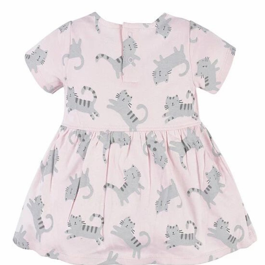 Clothing & Accessories * | Gerber Floral Leopard Dress With Pockets In Light Purple