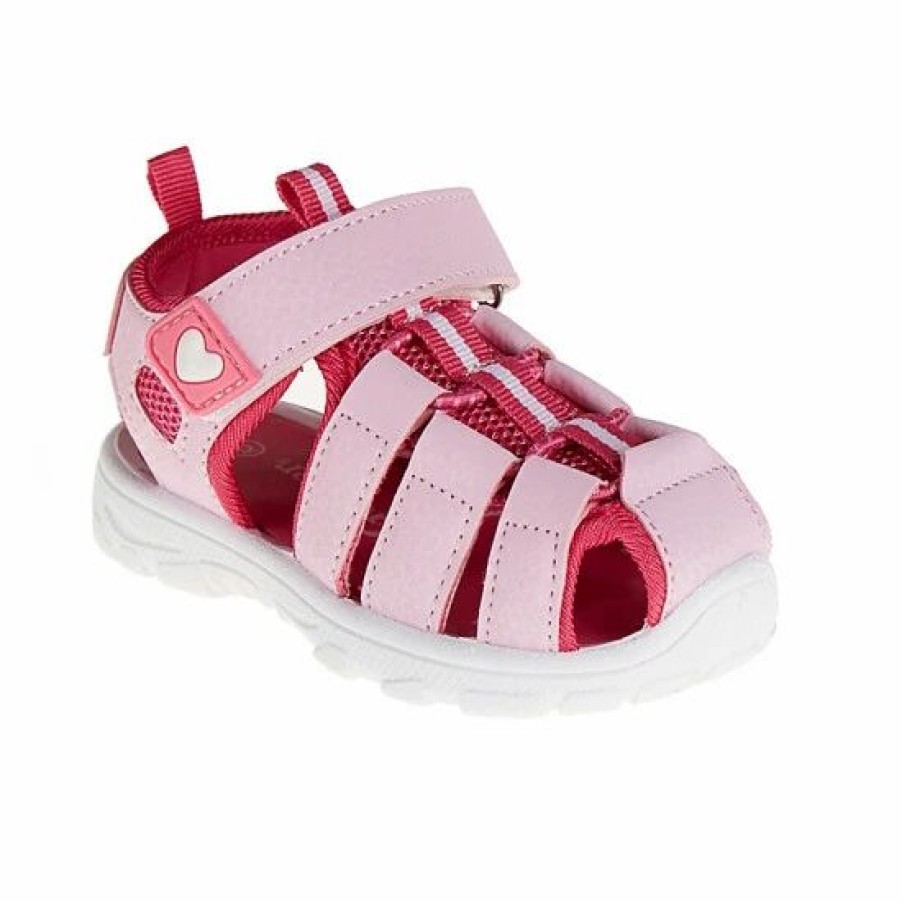 Clothing & Accessories * | Gerber Size 9-12M Closed Toe Sandal In Pink