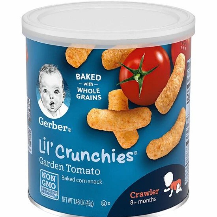 Nursing & Feeding * | Gerber Lil' Crunchies, Garden Tomato, 1.48 Oz Varies