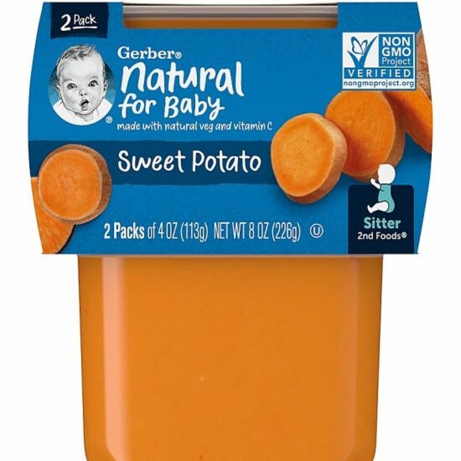 Nursing & Feeding * | Gerber 2Nd Foods 2-Pack 4 Oz. Sweet Potatoes No Color