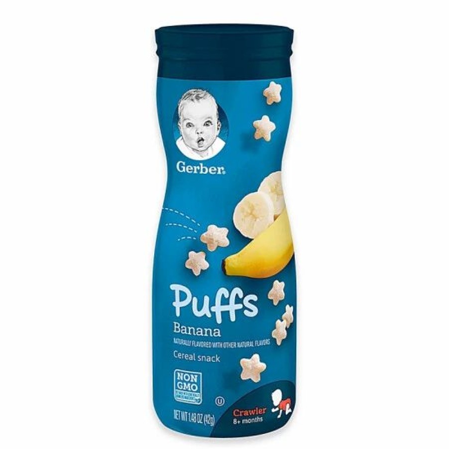 Nursing & Feeding * | Gerber Graduates Fruit Puffs In Banana No Color