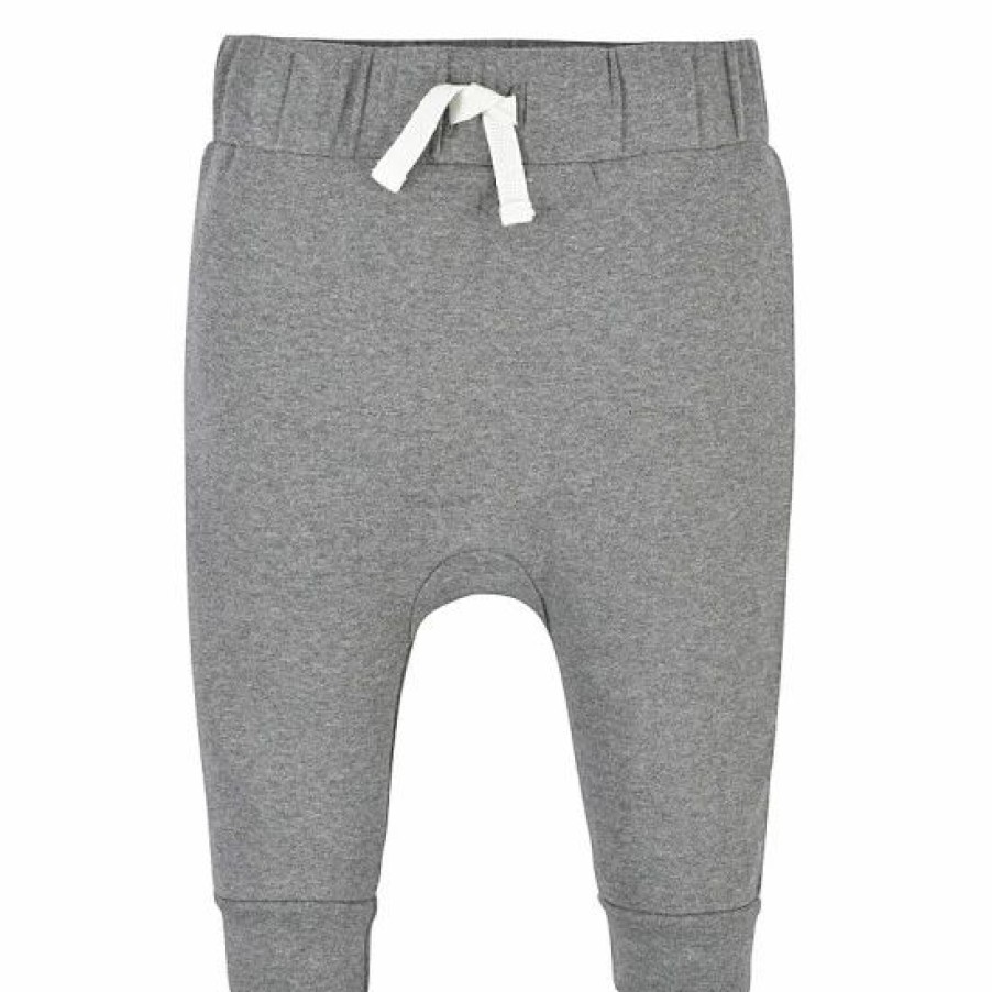 Clothing & Accessories * | Gerber Size 2-Pack Drawstring Pants In Grey/Black