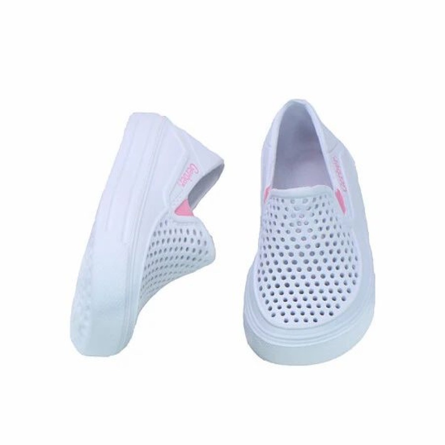 Clothing & Accessories * | Gerber Slip-On Sneaker In White Navy