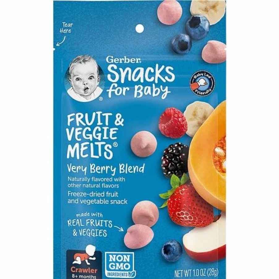 Nursing & Feeding * | Gerber Graduates Fruit And Veggie Melts Berry Multi