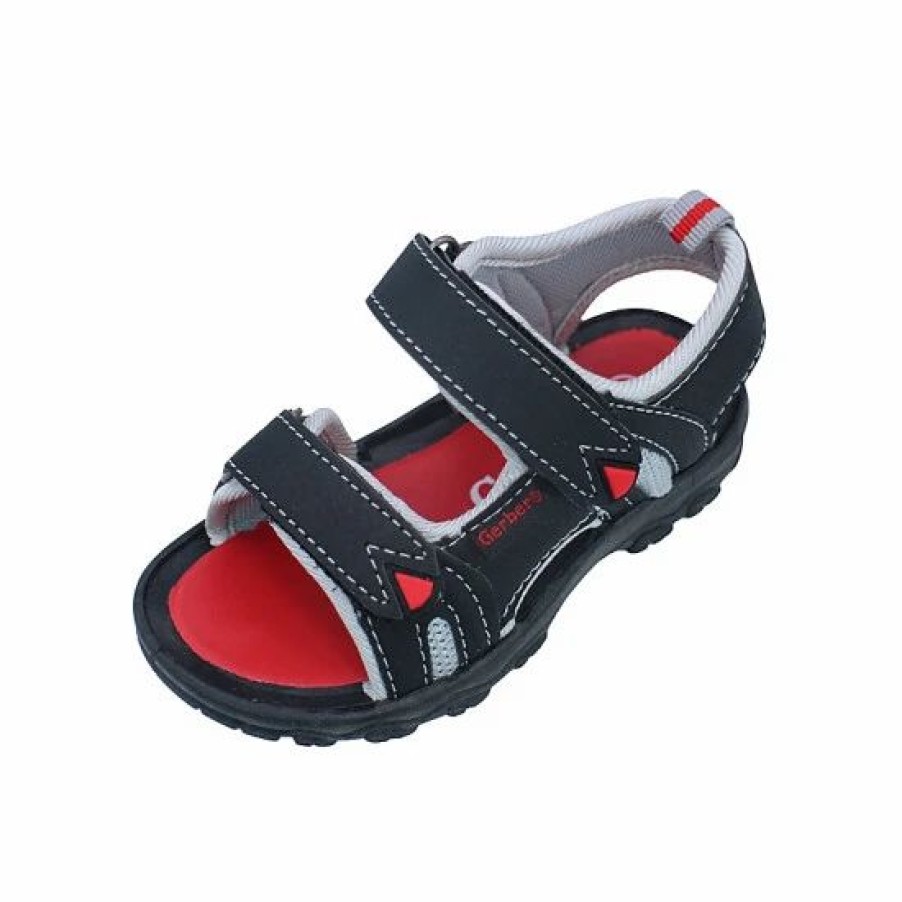 Clothing & Accessories * | Gerber Play Sandal In Black/Red