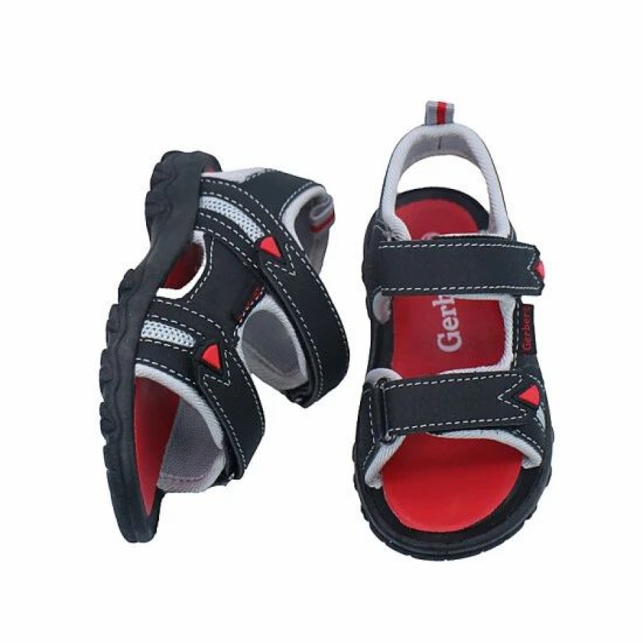 Clothing & Accessories * | Gerber Play Sandal In Black/Red